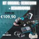 KIT ORIGINAL: BERBEQUIM SEM FIO + REBARBADORA DE ALTO IMPACTO + 26 ACESSÓRIOS + 2 BATERIAS PROMOÇÃO DE FECHO DE LOJA - ENVIO GRÁTIS EM 24H